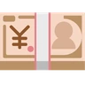 Yen işareti olan banknot Emoji 💴 image - Skype style