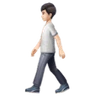 Person Walking: Light Skin Tone Emoji 🚶🏻 image - Huawei Harmony OS style