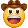 Visage avec chapeau de cowboy Emoji 🤠 image - Huawei Harmony OS style