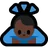 Person Bowing: Dark Skin Tone