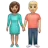 Woman And Man Holding Hands: Medium Skin Tone, Medium-Light Skin Tone