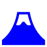 Berg Fuji Emoji 🗻 image - Docomo style