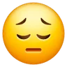 Visage songeur Emoji 😔 image - Samsung style