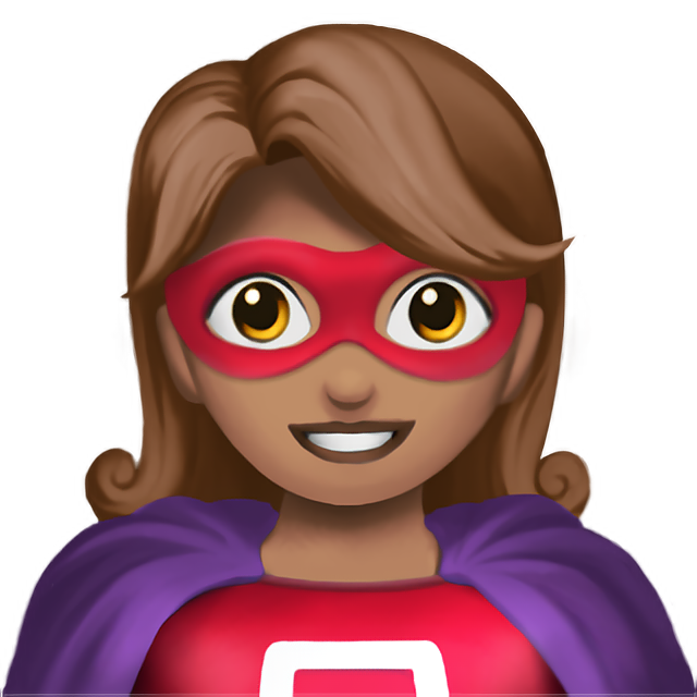 Woman Superhero: Medium Skin Tone
