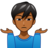 Man Shrugging: Medium-Dark Skin Tone