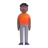 Person Standing: Medium-Dark Skin Tone