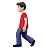 Man Walking: Light Skin Tone