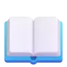 Open Book Emoji 📖 image - Microsoft 3D Fluent style