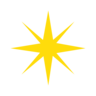 Eight-Pointed Star Emoji ✴ image - Emojidex style