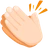 Clapping Hands: Light Skin Tone
