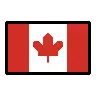 Flag: Canada Emoji 🇨🇦 image - OpenMoji style
