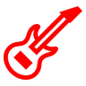 ギター Emoji 🎸 image - Docomo style