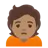 Person Frowning: Medium Skin Tone