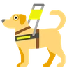 Chien guide d'aveugle Emoji 🦮 image - Skype style
