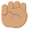 Raised Fist: Medium Skin Tone Emoji ✊🏽 image - EmojiTwo style