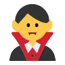 Vampiro Emoji 🧛 image - Tossface style