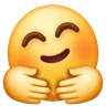 Emoji Abbracciare la faccia 🤗 image - Huawei Harmony OS style