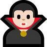 Man Vampire: Light Skin Tone Emoji 🧛🏻‍♂️ image - Microsoft Windows 10 Segoe UI Emoji style