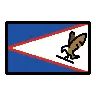 Flag: American Samoa Emoji 🇦🇸 image - OpenMoji style