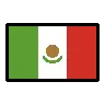 Flag: Mexico Emoji 🇲🇽 image - OpenMoji style