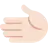 Leftwards Hand: Light Skin Tone
