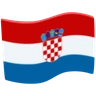 Flag: Croatia Emoji 🇭🇷 image - Facebook Messenger (2016) style