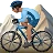 Man Mountain Biking: Medium Skin Tone