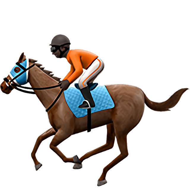 Horse Racing: Dark Skin Tone