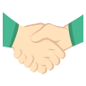 Handshake: Light Skin Tone Emoji 🤝🏻 image - EmojiTwo style