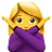 Woman Gesturing No