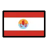 Flag: French Polynesia Emoji 🇵🇫 image - OpenMoji style