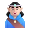Man Elf: Light Skin Tone Emoji 🧝🏻‍♂️ image - Microsoft 3D Fluent style