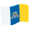 Flag: Canary Islands Emoji 🇮🇨 image - Facebook Messenger (2016) style
