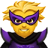 Man Supervillain Emoji 🦹‍♂️ image - Apple style