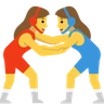 Women Wrestling Emoji 🤼‍♀️ image - Skype style