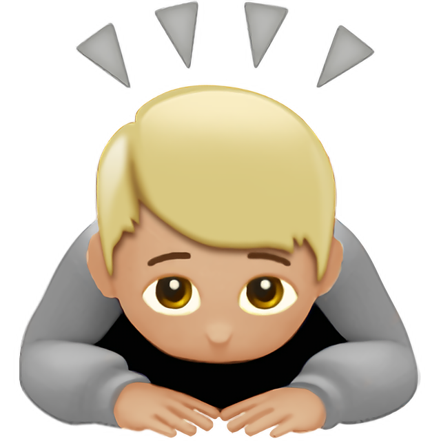 Person Bowing: Medium-Light Skin Tone