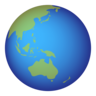 亚澳洲 Emoji 🌏 image - Emojidex style