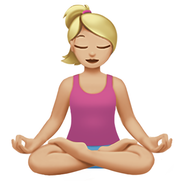 Woman In Lotus Position: Medium-Light Skin Tone