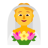 Noiva com véu Emoji 👰 image - Microsoft Classic 2D style