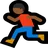 Person Running: Medium-Dark Skin Tone