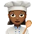Woman Cook: Medium-Dark Skin Tone