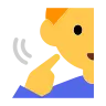 Deaf Man Emoji 🧏‍♂️ image - Tossface style