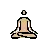 Person In Lotus Position: Medium-Light Skin Tone