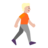 Person Walking Facing Right: Medium-Light Skin Tone