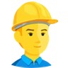 Trabalhador da construção Emoji 👷 image - Facebook Messenger (2016) style