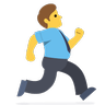Corredor Emoji 🏃 image - Skype style