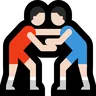 People Wrestling: Light Skin Tone Emoji 🤼🏻 image - Microsoft Windows 10 Segoe UI Emoji style