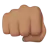 Oncoming Fist: Medium Skin Tone