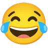 Rosto com lágrimas de alegria Emoji 😂 image - Google Noto Color Animated style