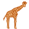 Emoji Zsiráf arc 🦒 image - Emojidex style